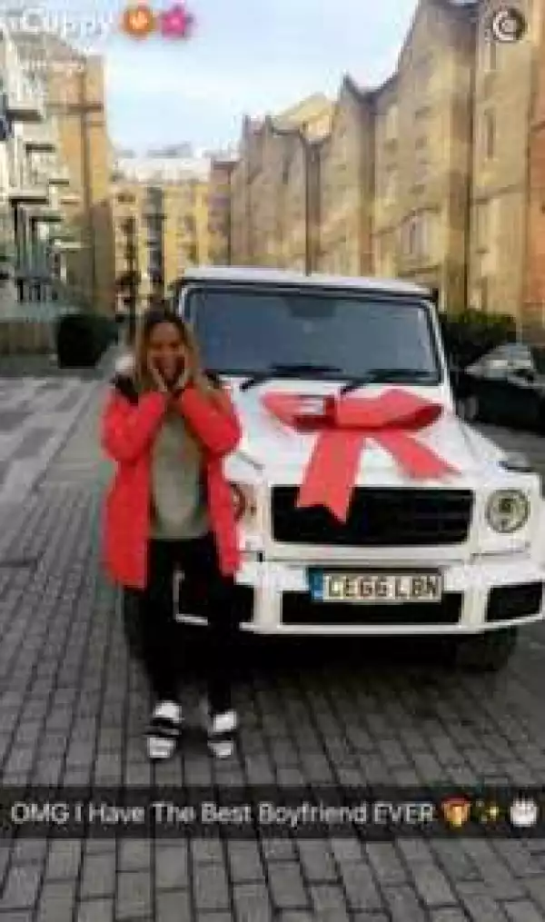 Dj Cuppy Gets G Wagon As Birthday Gift From Boyfriend [Photos]